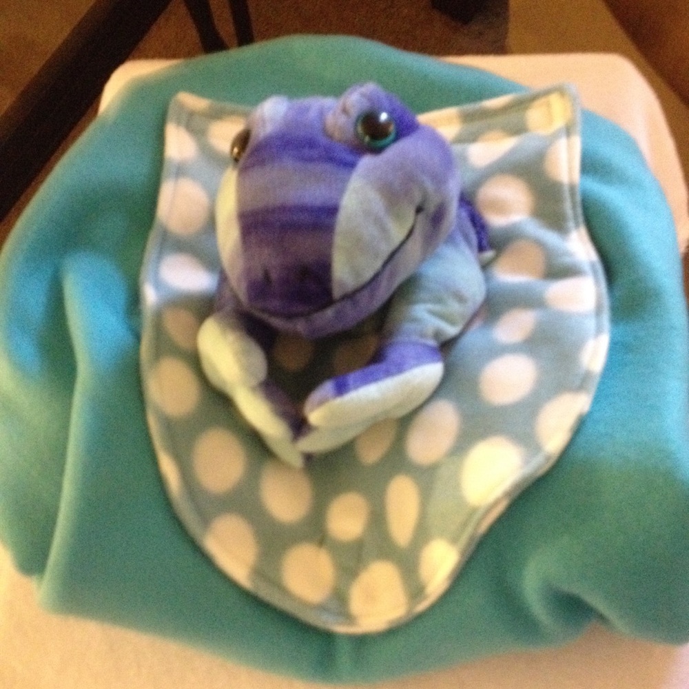 Alligator infant Carrier Cover reversible